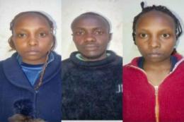 File image of three suspects arrested over Ksh22.4 million SACCO fraud.